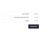 First Order Discount - Скидка для первой покупки из категории Бонусы, купоны, программы лояльности для CMS OpenCart (ОпенКарт) фото 1
