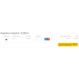 Уведомление о бесплатной доставке для opencart 2.x из категории Заказ, корзина для CMS OpenCart (ОпенКарт) фото 2