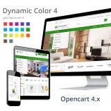 Dynamic Color 4.0 - Мультицветный шаблон для движка интернет-магазина Opencart 4.x из категории Шаблоны для CMS OpenCart (ОпенКарт)