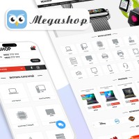 Megashop - универсальный адаптивный шаблон