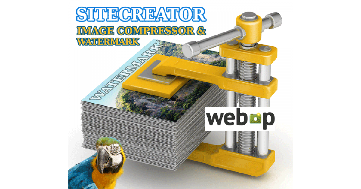 Image COMPRESSOR & Watermark & P & Lazy Load etc. by Sitecreator v